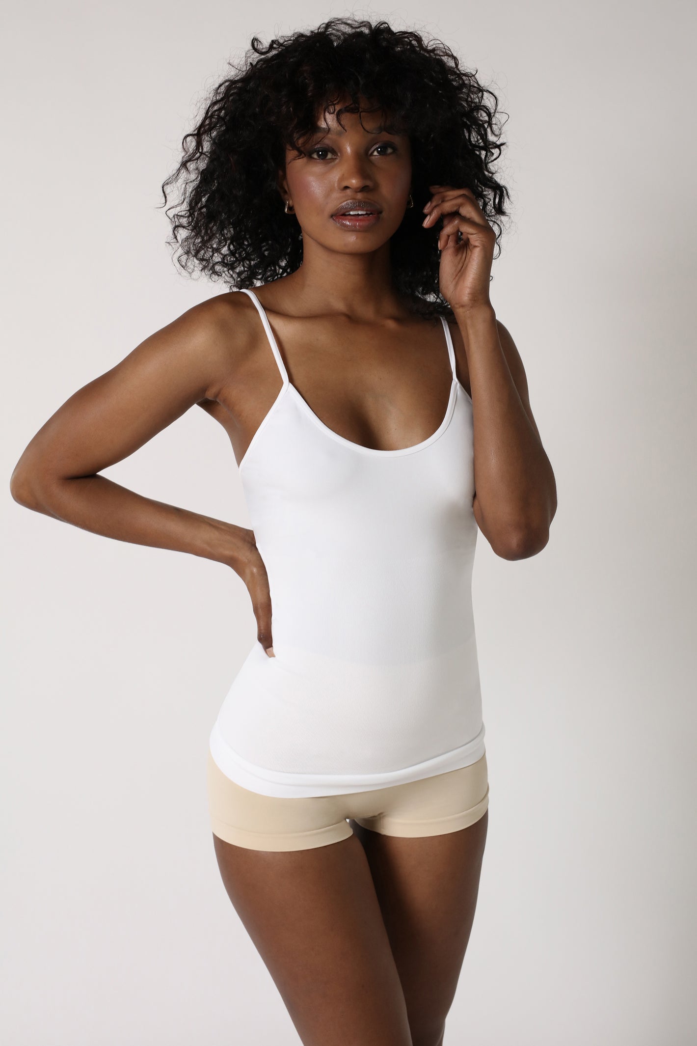 tummy control camisole for women - White