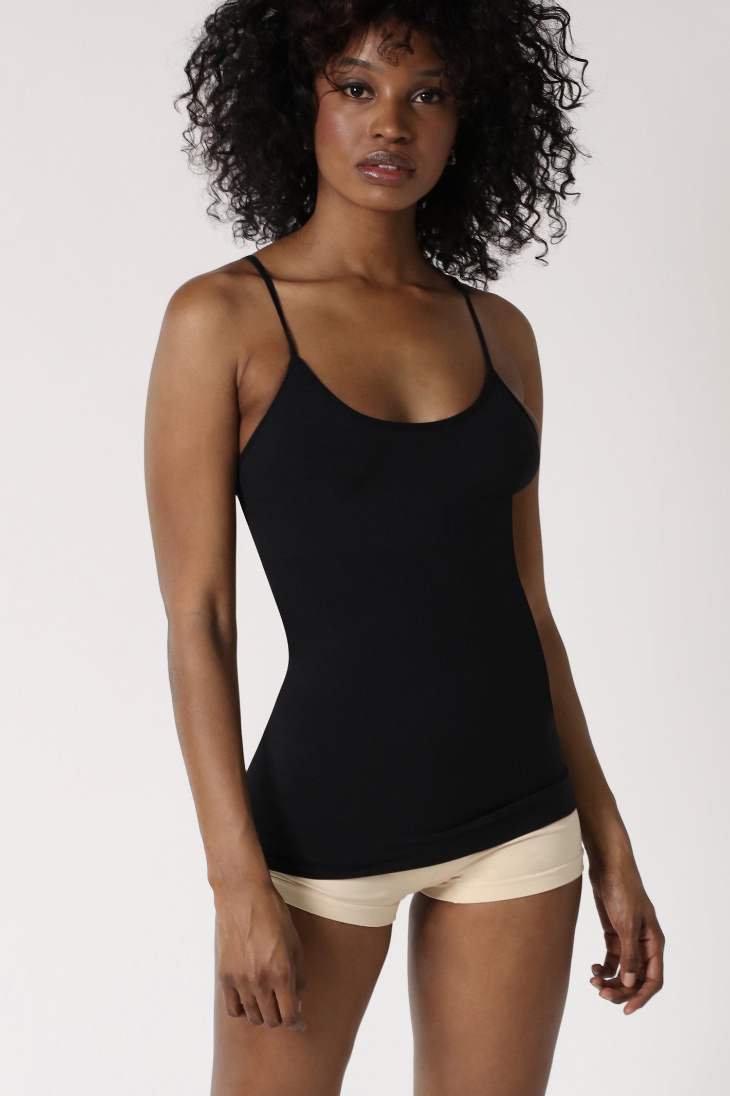 tummy control camisole for women - Black