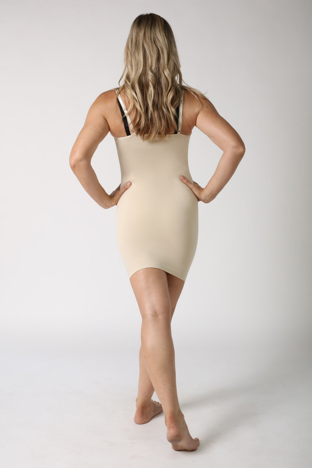 shapewear underbust full slip wear your own bra - Nude
