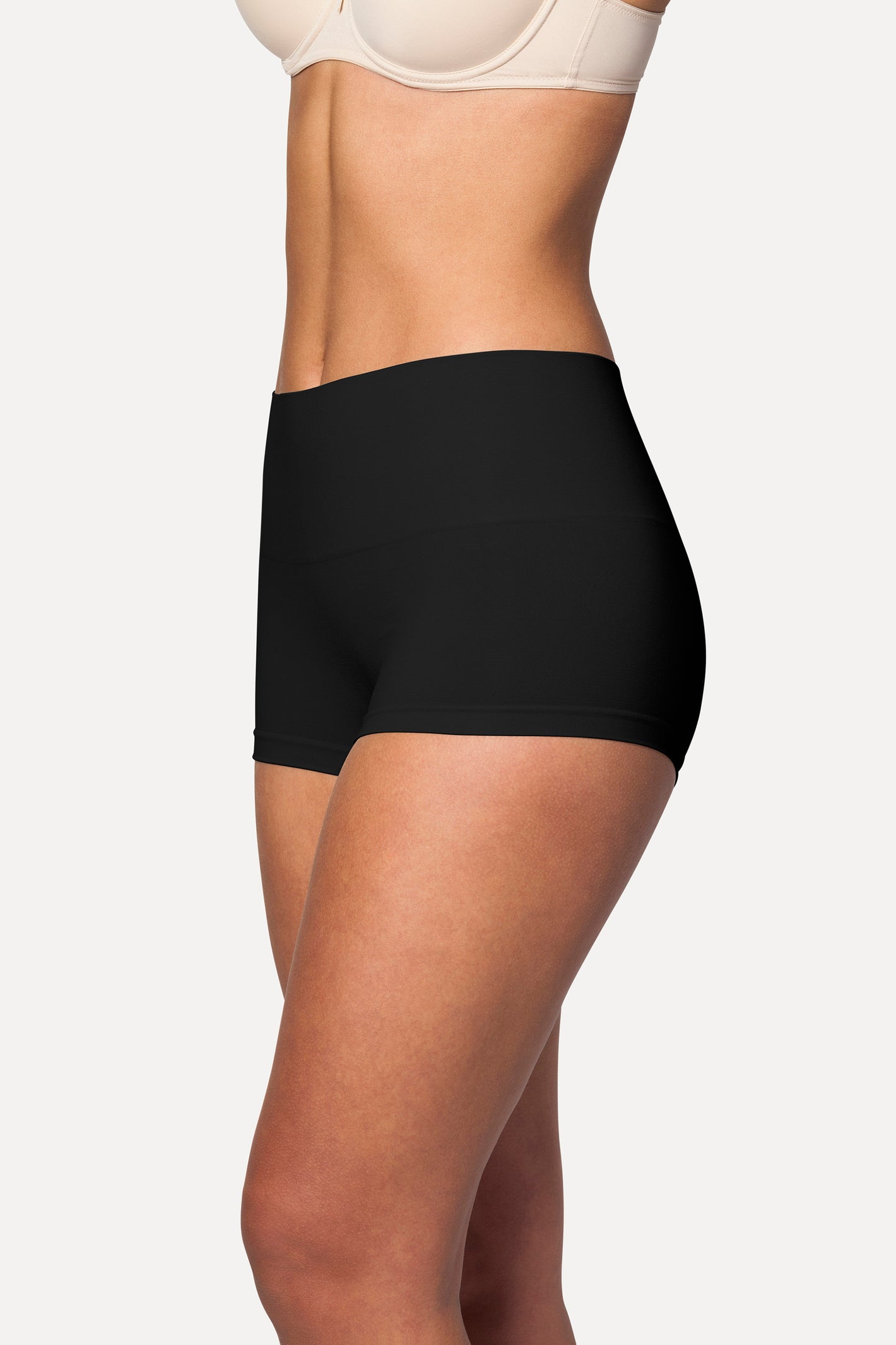 side view shapewear panty - Black