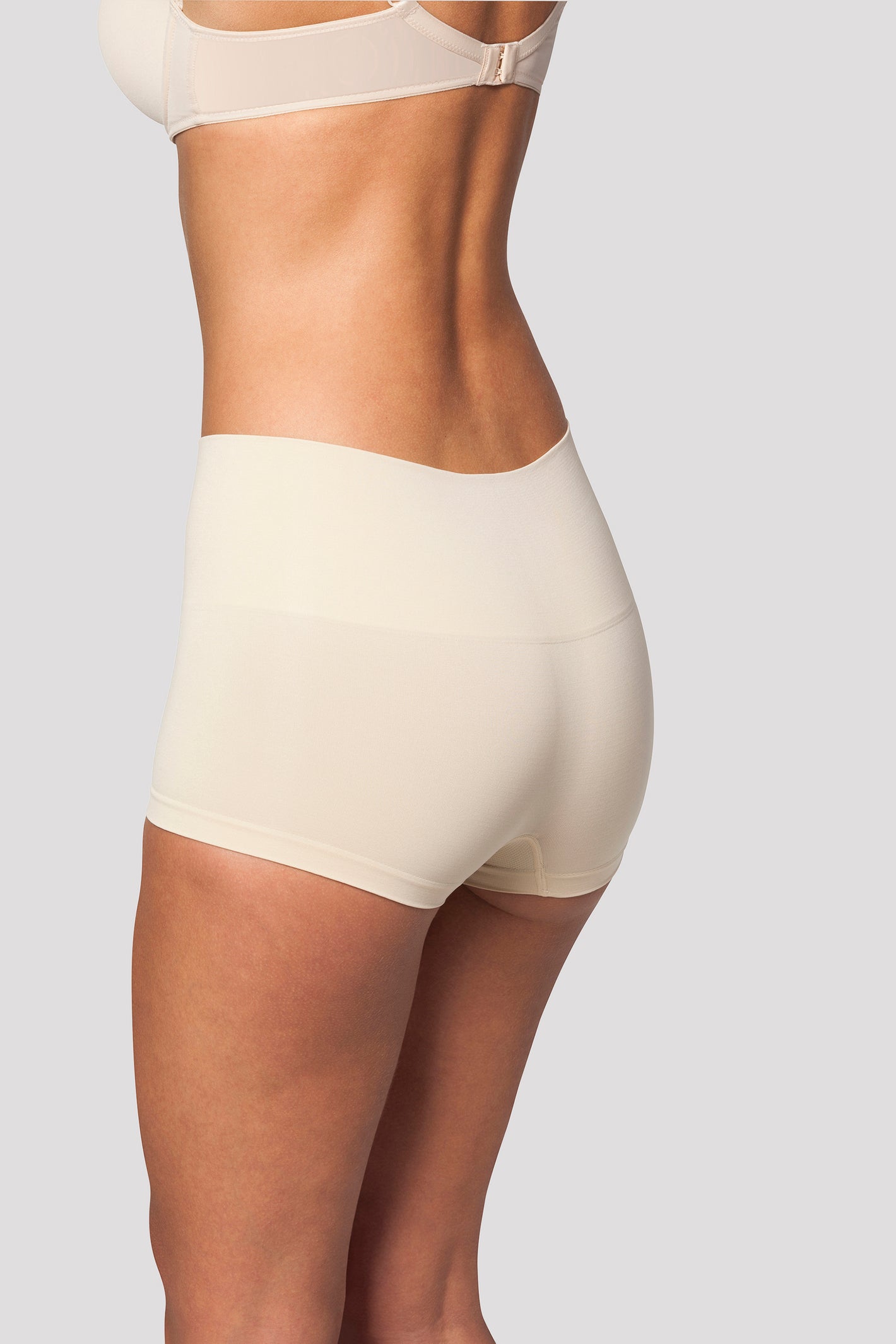 shapewear shorts back view - Nude